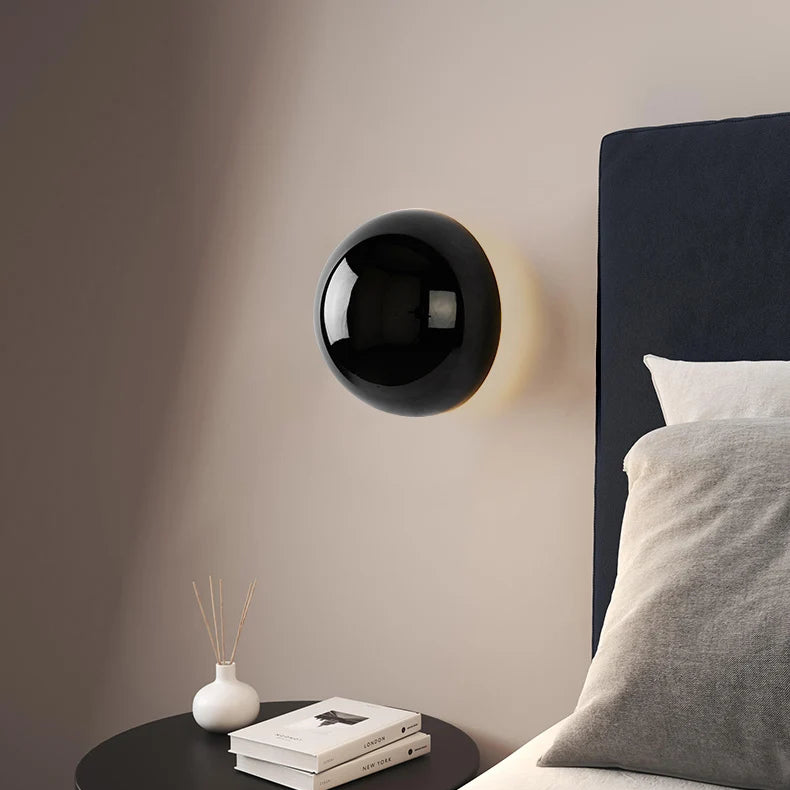 Round LED Wall Light Warm Halo Glow For Home