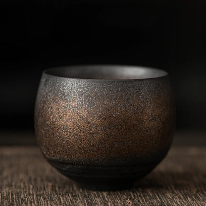 Ceramic Espresso Cups – Handmade Stoneware – Japandi Design