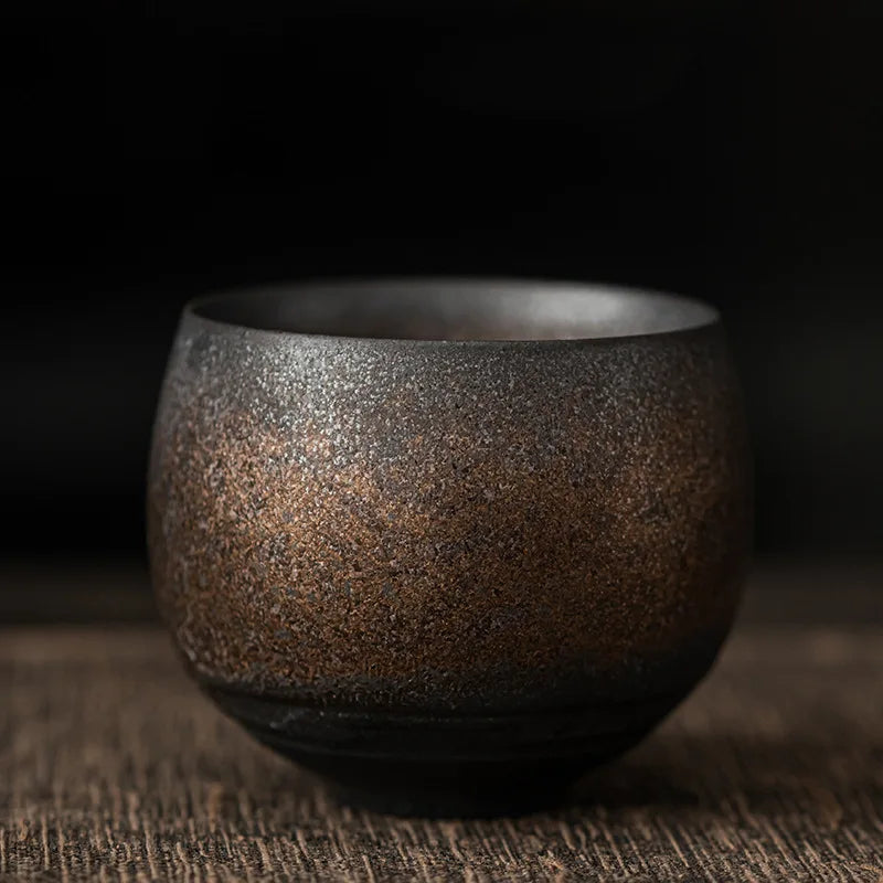 Ceramic Espresso Cups – Handmade Stoneware – Japandi Design