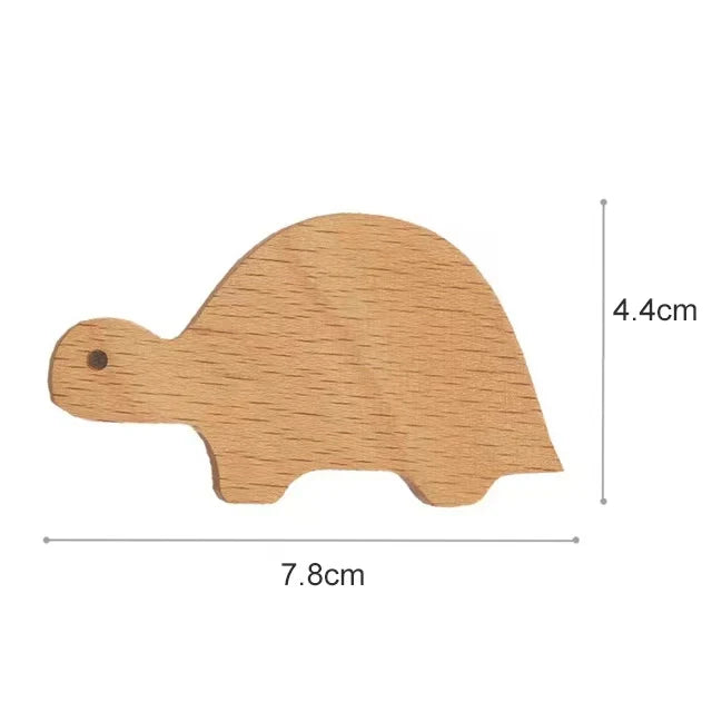 Wooden Wall Hooks – Animal Designs – Scandinavian Style
