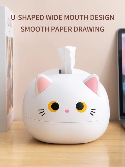 Creative Cartoon Cute Tissue Box Holder Storage Ornament – view 3