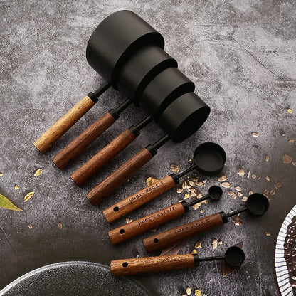 Measuring Cups & Spoons Stainless Handles