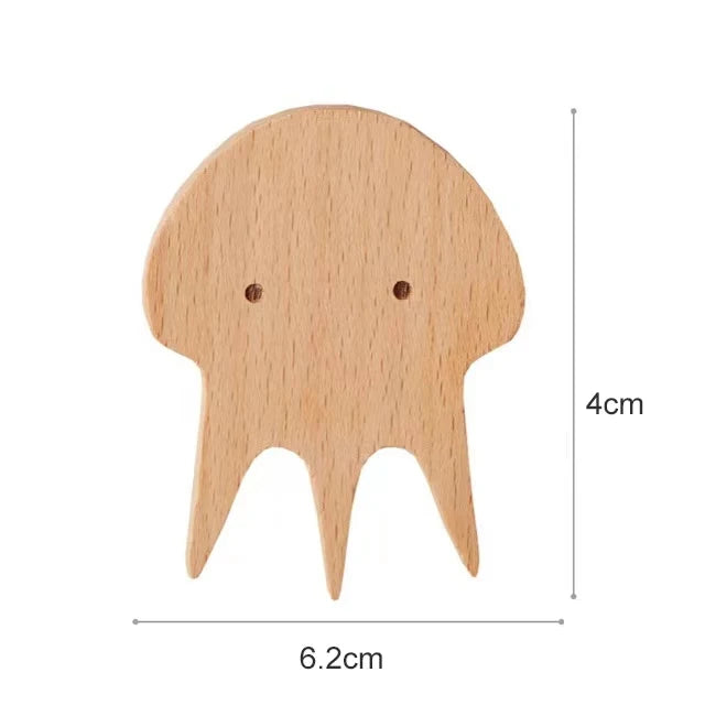 Wooden Wall Hooks – Animal Designs – Scandinavian Style