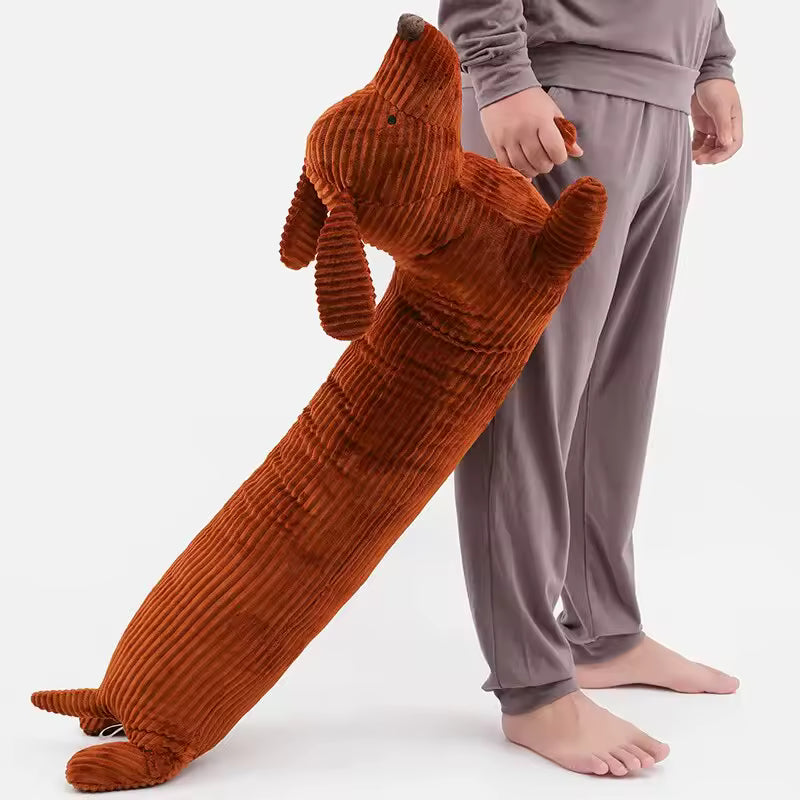 Dachshund Draught Stopper – Soft Plush Cushion – Door & Window