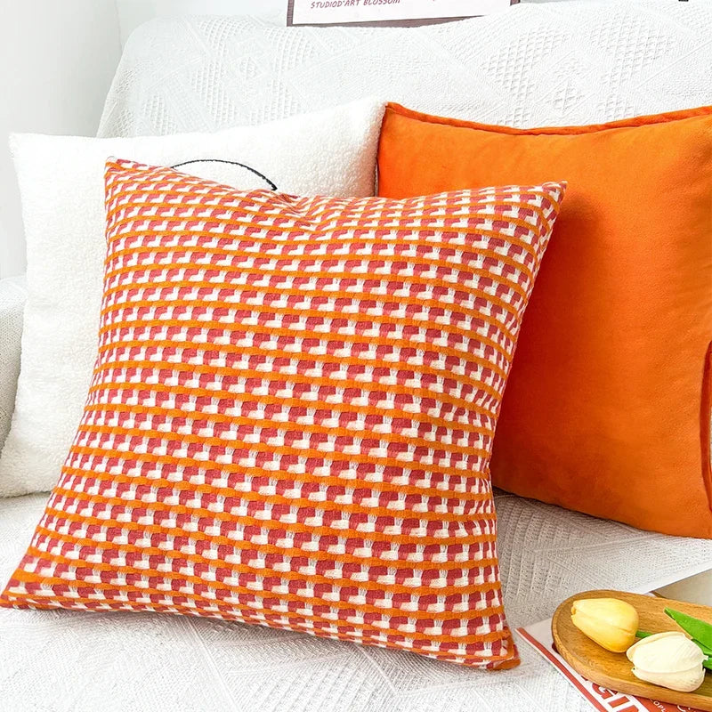 Geometric Cushion Cover Scandinavian Pattern For Home