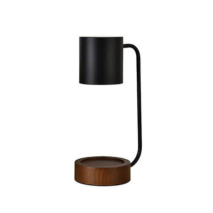 Candle Warmer Lamp – Dimmable – Wooden Base – Japanese Minimalist Design