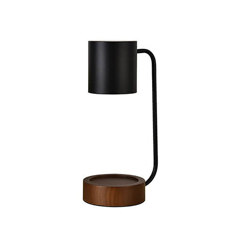 Candle Warmer Lamp – Dimmable – Wooden Base – Japanese Minimalist Design