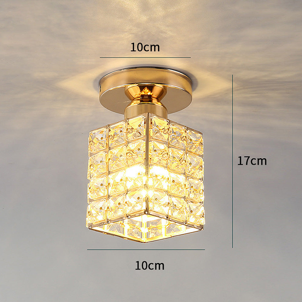 Crystal Ceiling Light Glass Fitting