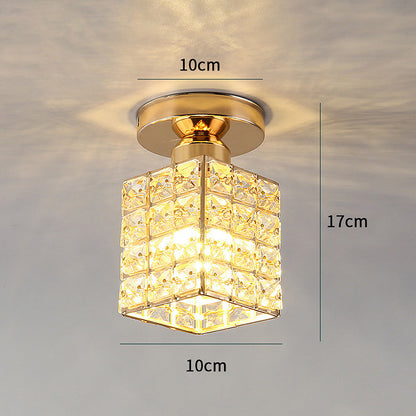 Crystal Ceiling Light Glass Fitting
