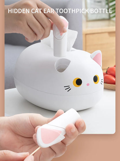 Creative Cartoon Cute Tissue Box Holder Storage Ornament