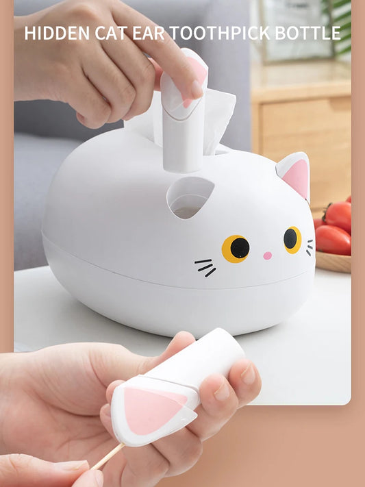 Creative Cartoon Cute Tissue Box Holder Storage Ornament