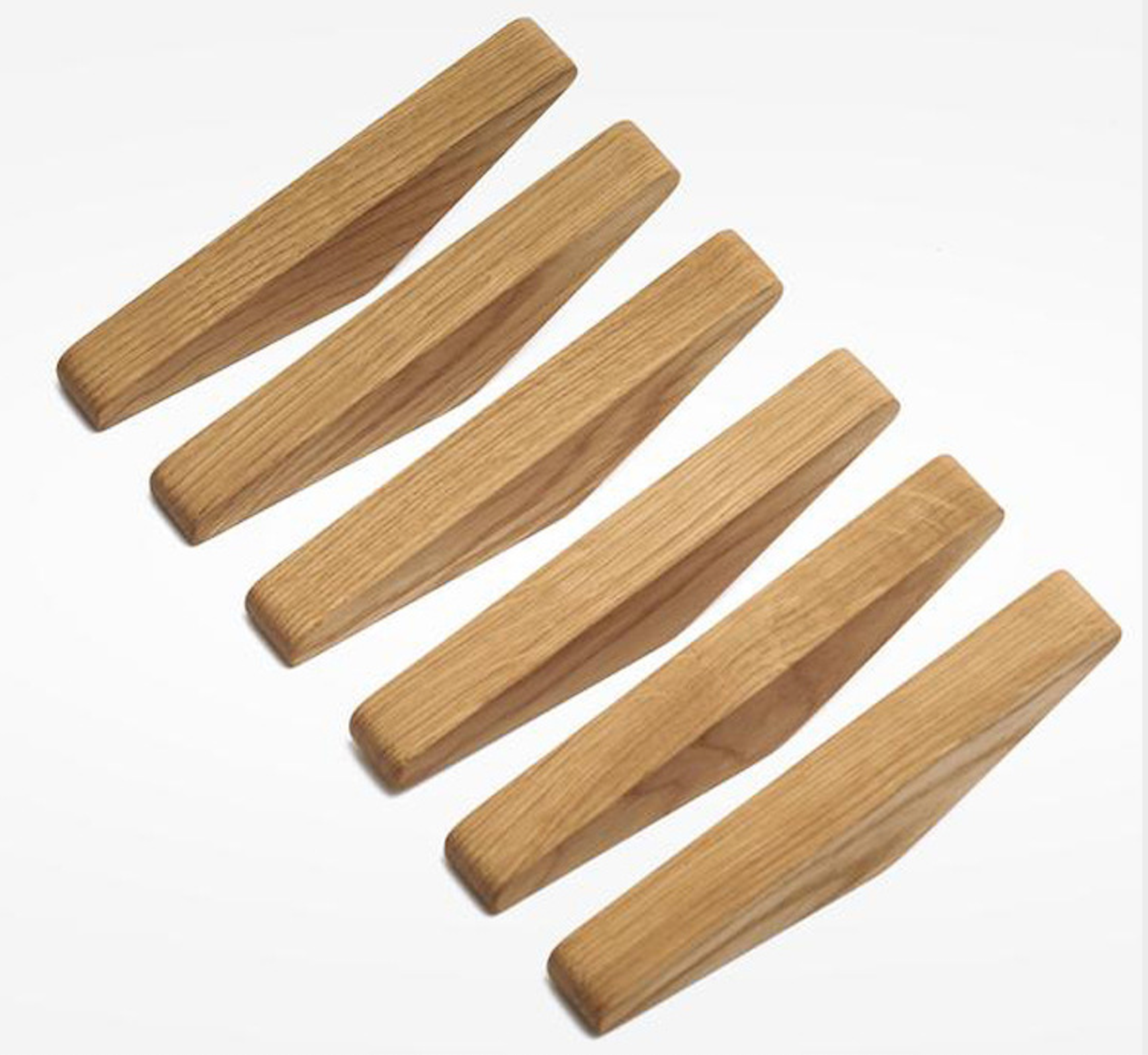 Wooden Wall Hooks – Set of 2 – Natural Wood – Wall Mounted