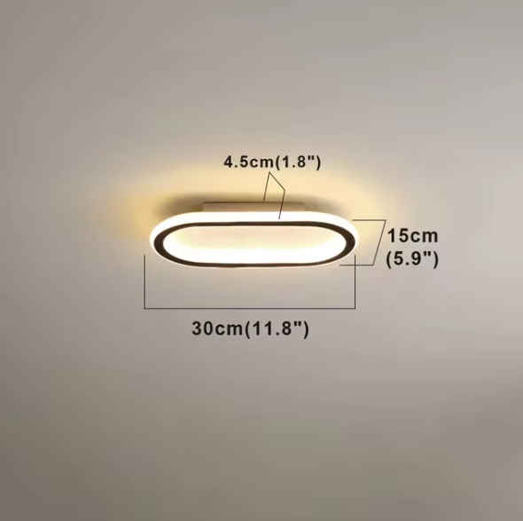 Linear LED Ceiling Light – Minimalist – Nordic Design – Indoor