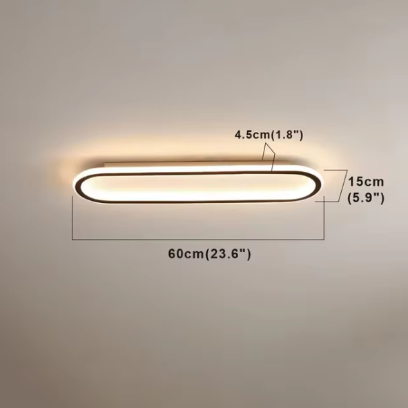 Linear LED Ceiling Light – Minimalist – Nordic Design – Indoor