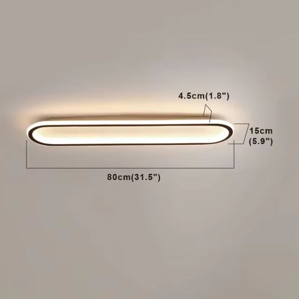 Linear LED Ceiling Light – Minimalist – Nordic Design – Indoor