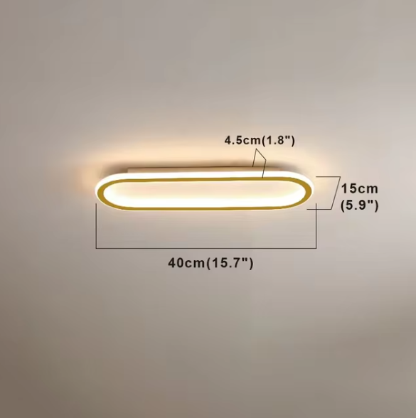 Linear LED Ceiling Light – Minimalist – Nordic Design – Indoor