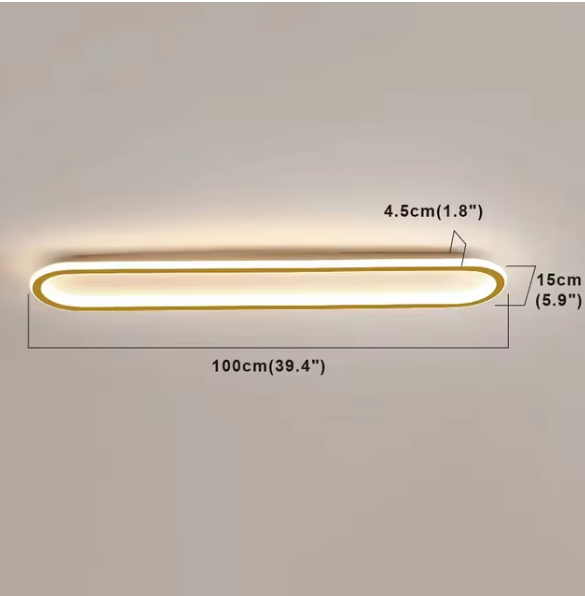 Linear LED Ceiling Light – Minimalist – Nordic Design – Indoor