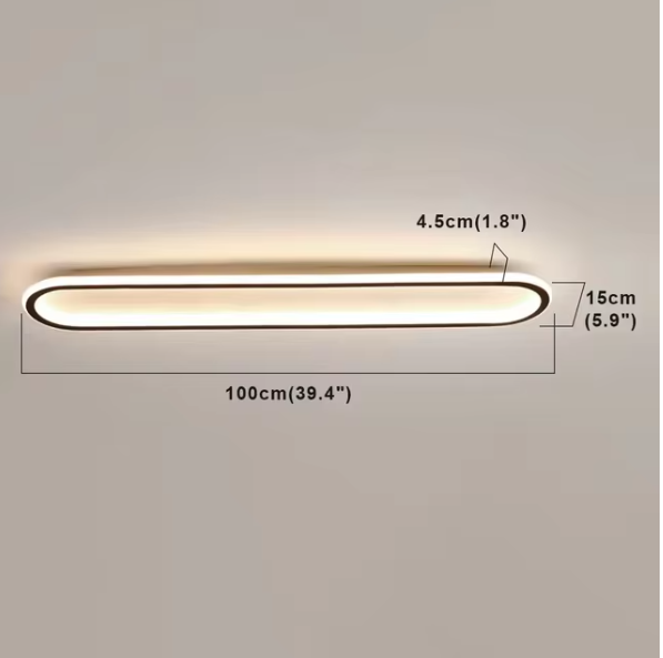 Linear LED Ceiling Light – Minimalist – Nordic Design – Indoor