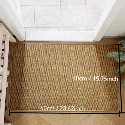 Faux Jute Doormat – Non-Slip – Durable – Indoor &amp; Outdoor