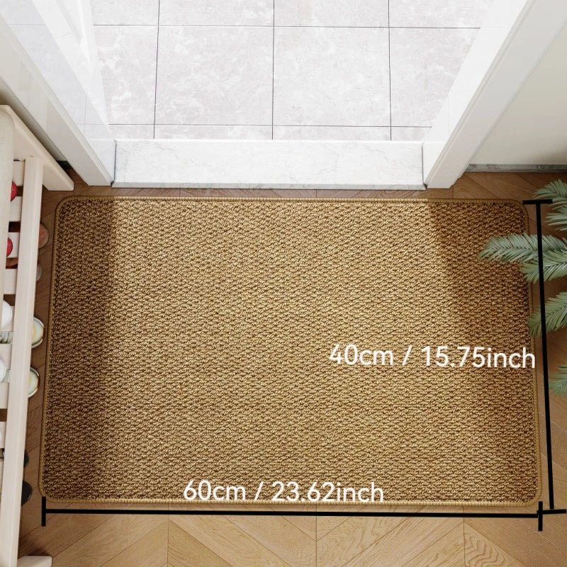 Faux Jute Doormat – Non-Slip – Durable – Indoor & Outdoor