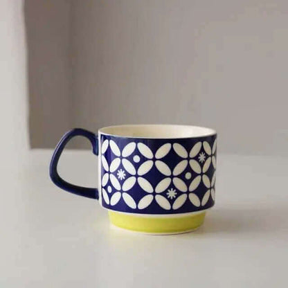 Retro Coffee Mug – Ceramic – 300ml – Mid-Century Design