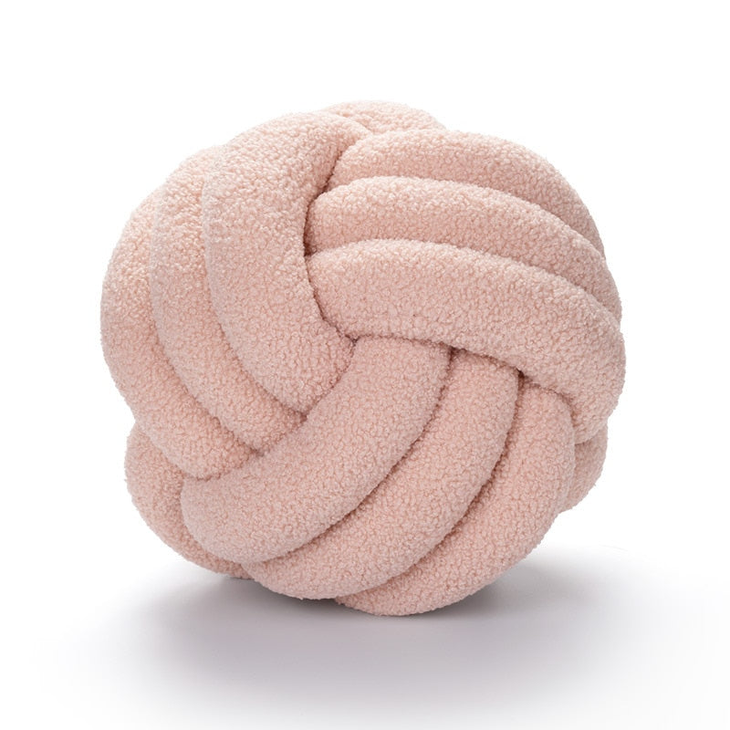 Knot Cushion Soft Teddy Fabric For Home