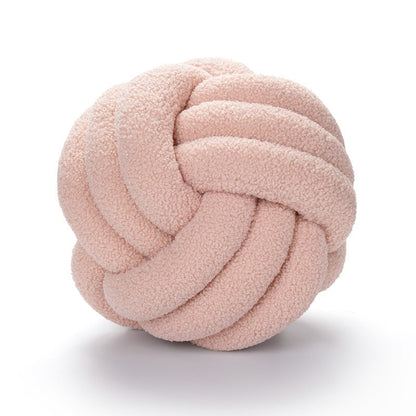 Knot Cushion Soft Teddy Fabric For Home