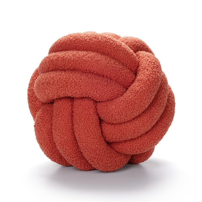 Knot Cushion Soft Teddy Fabric For Home