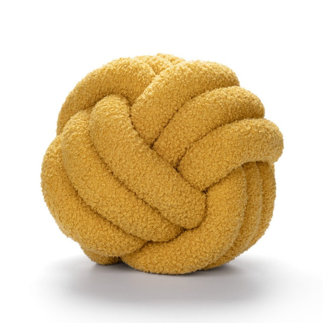 Knot Cushion Soft Teddy Fabric For Home