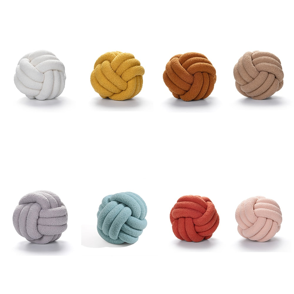 Knot Cushion Soft Teddy Fabric For Home
