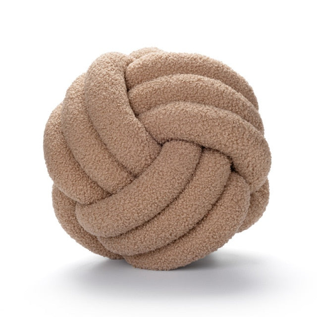 Knot Cushion Soft Teddy Fabric For Home