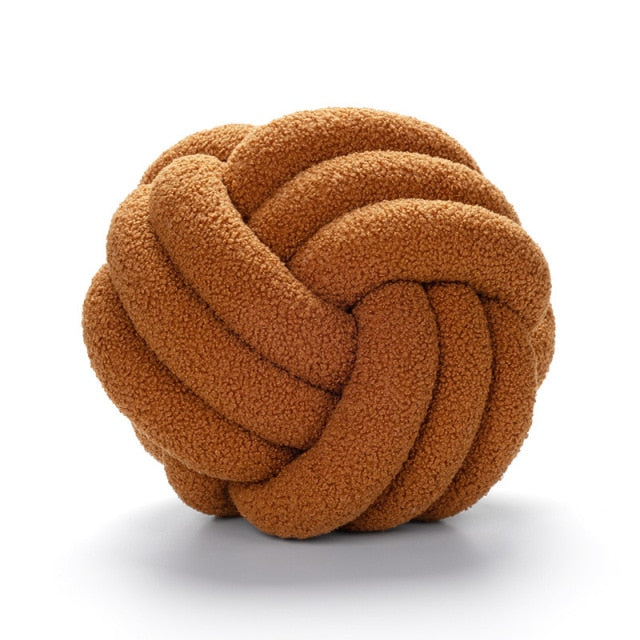 Knot Cushion Soft Teddy Fabric For Home