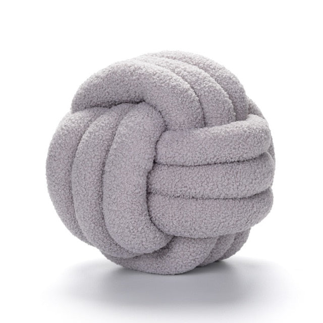 Knot Cushion Soft Teddy Fabric For Home