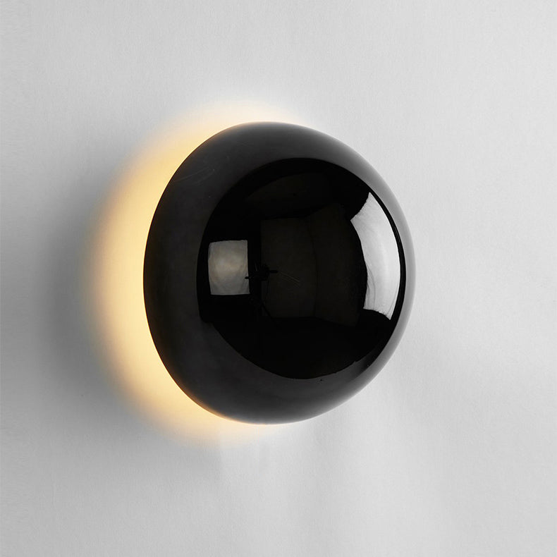 Round LED Wall Light Warm Halo Glow For Home