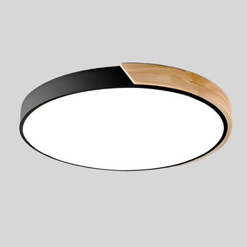 LED Ceiling Light – Wooden Finish – Round Design