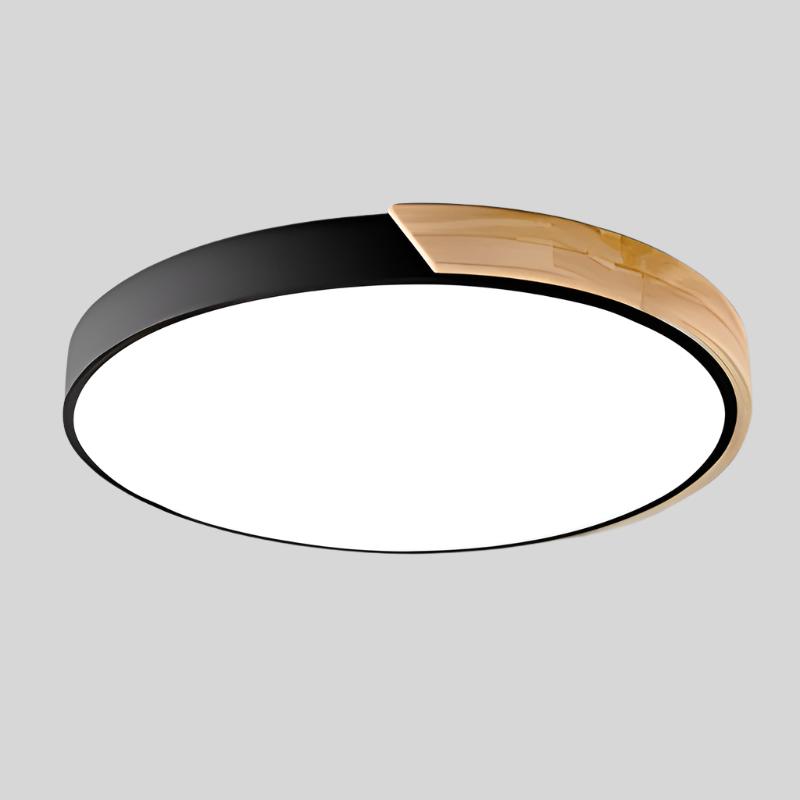 LED Ceiling Light – Wooden Finish – Round Design
