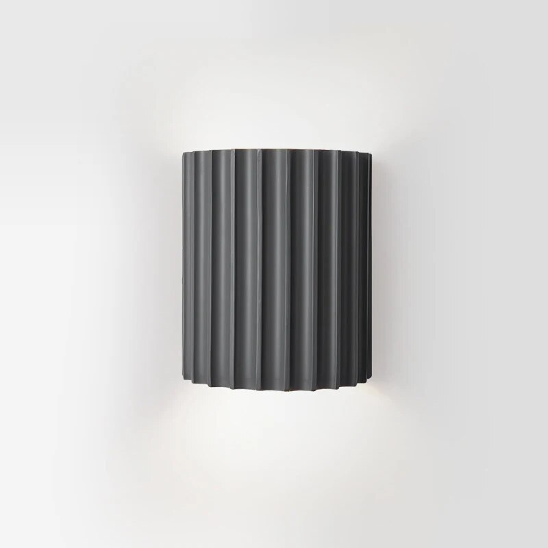 Ribbed Wall Light Sculptural Design 