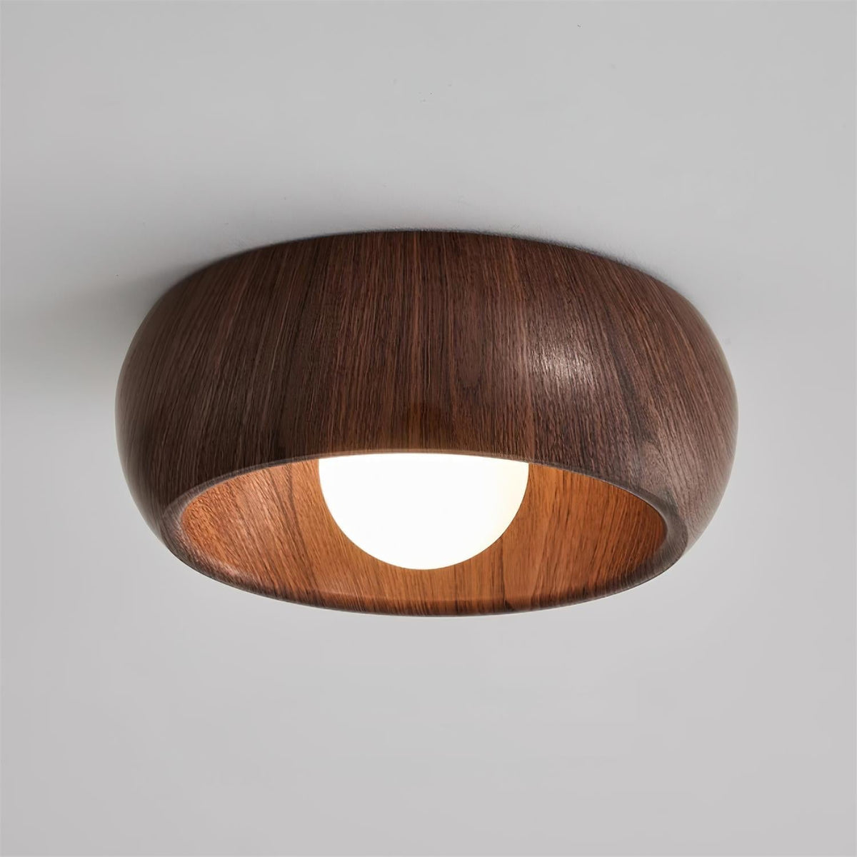 Wood-Look LED Ceiling Light For Home