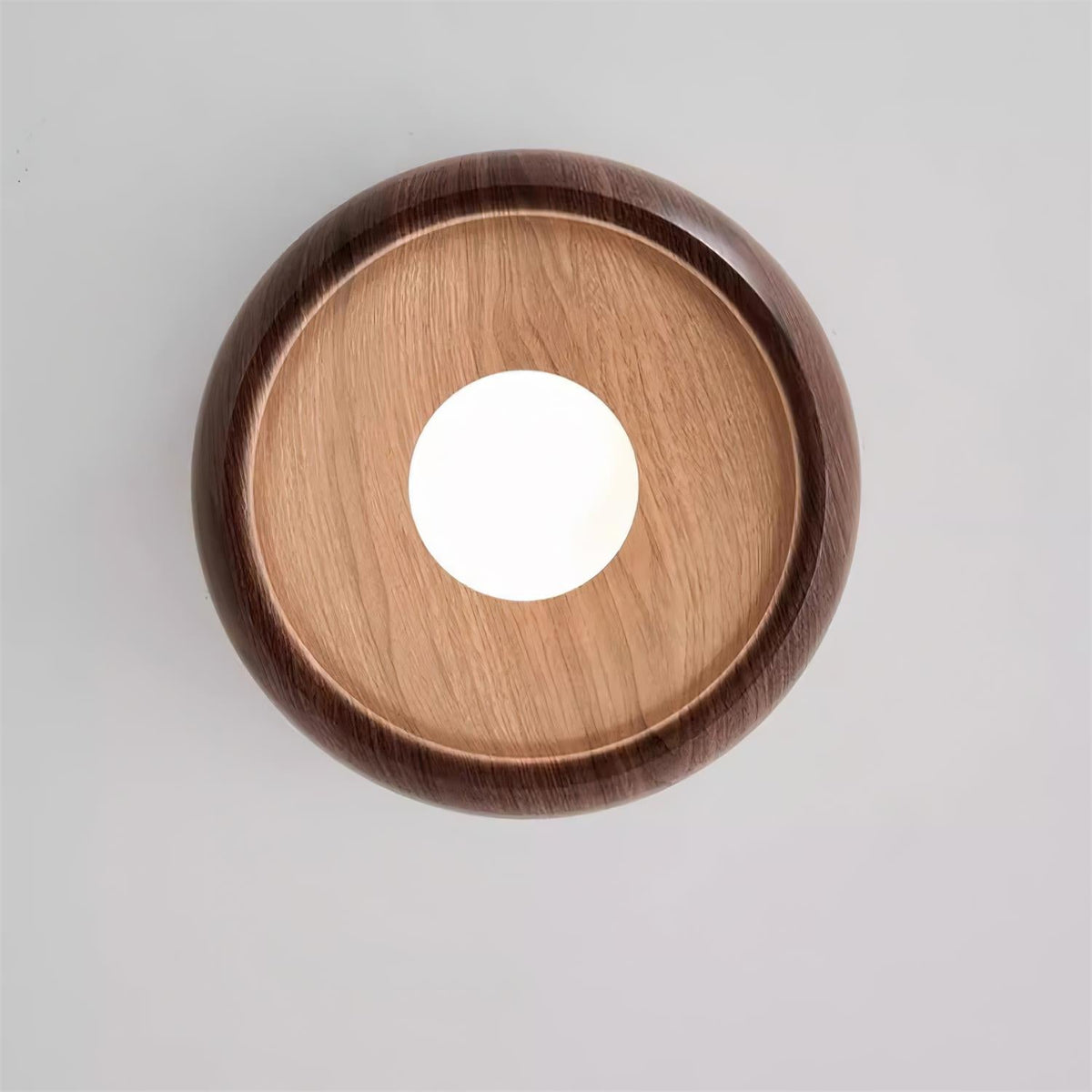 Wood-Look LED Ceiling Light For Home