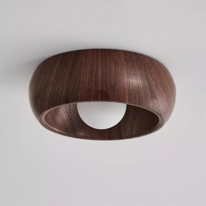 Wood-Look LED Ceiling Light For Home