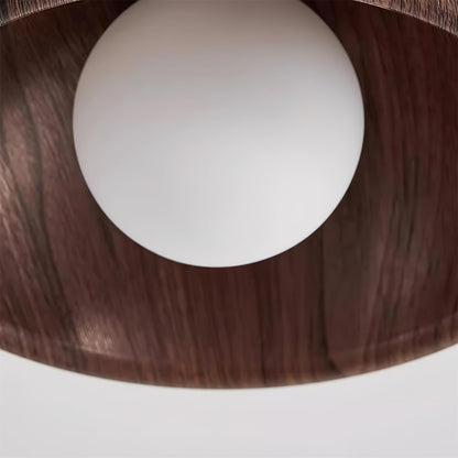 Wood-Look LED Ceiling Light For Home