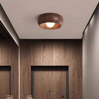 Wood-Look LED Ceiling Light For Home