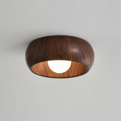 Wood-Look LED Ceiling Light For Home