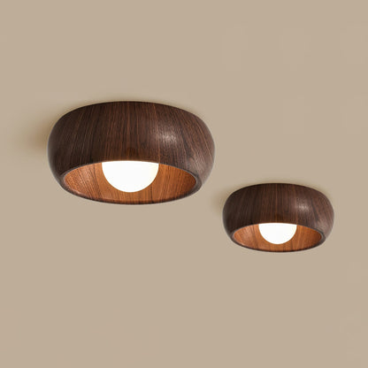 Wood-Look LED Ceiling Light For Home