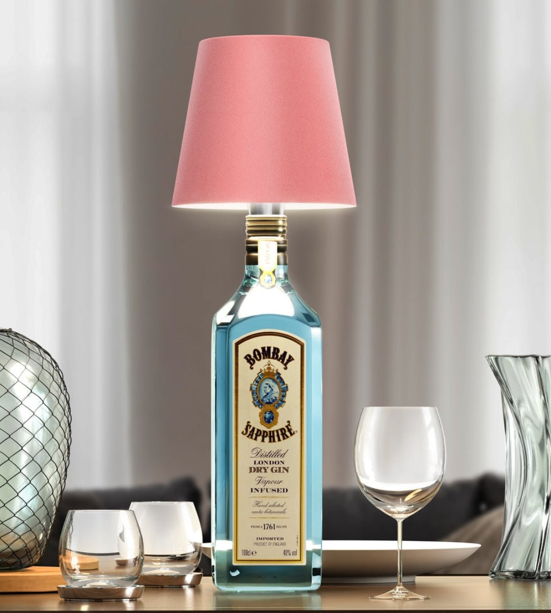 Bottle Lamp Wireless Adjustable Light