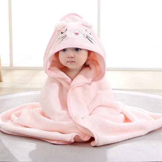 Premium Ultra-Soft, Absorbent Bath Towel — 31.5" X 31.5" (80 X 80 Cm) — Breathable Towel with Adorable Animal Patterns (Doubles as a Bath Towel, Blanket, or Beach Towel) — an Essential Must-Have for All Seasons.
