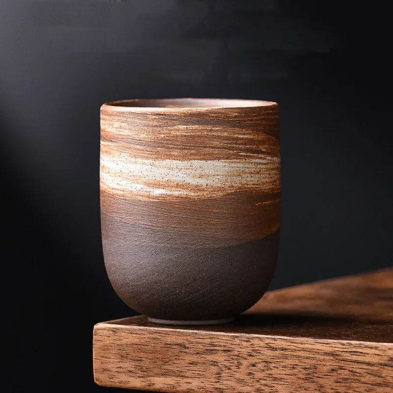 Japanese Tea Cup – Handmade Ceramic – Handleless Design