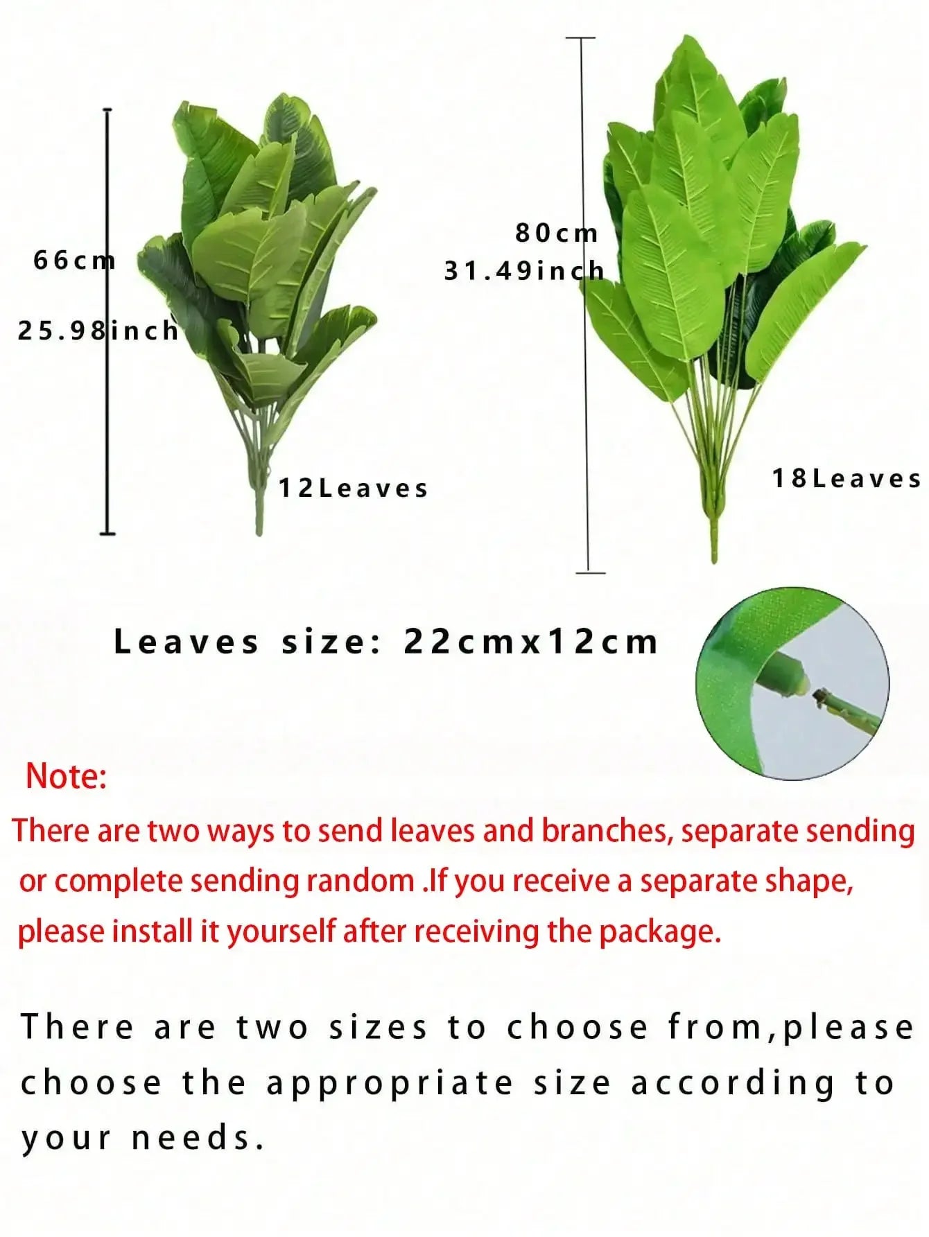 1Pc Artificial Plants Large Tropical Palm Tree Fake Banana Plants Leaves Real Touch Plastic Monstera Plant for Home Garden Decor