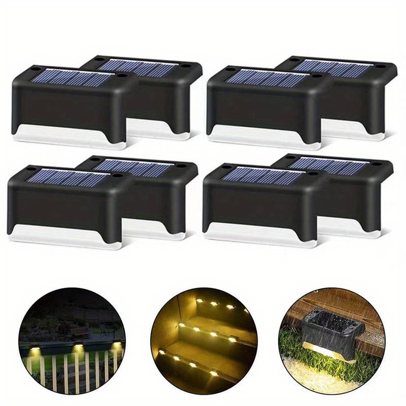 Solar Wall Lights – Wireless – Automatic Sensor – Set of 4