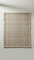 Linen Cushion With Raw Edge